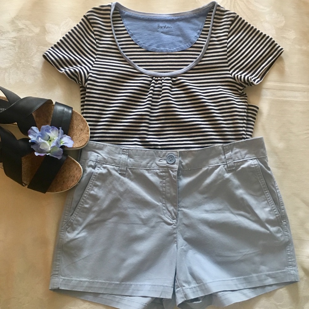 Set of Joe Fresh Shorts/Boden Top, Blues 🌟